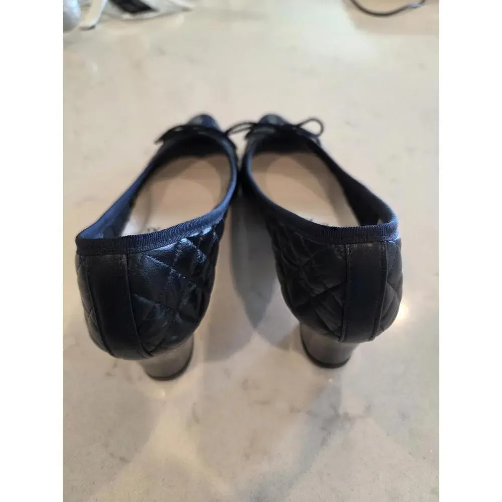 Paul Mayer Attitudes Quilted Titou Block Heel - Size‎ 7.5 NIB (New)